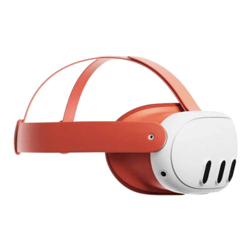 Meta - Quest 3 Facial Interface & Head Strap - Blood Orange